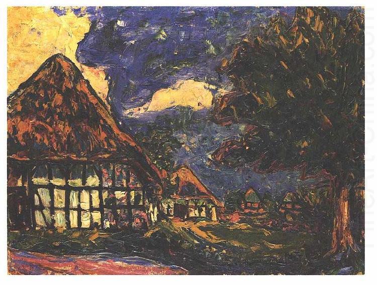 House on Fehmarn, Ernst Ludwig Kirchner